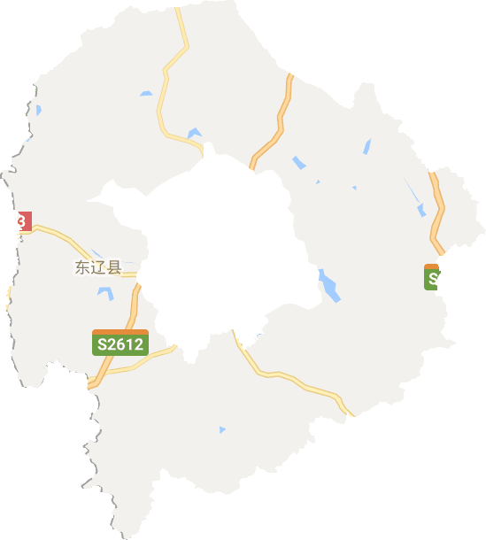 东辽县电子地图