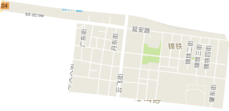锦铁街道电子地图