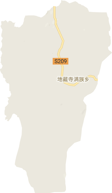 地藏寺满族乡电子地图