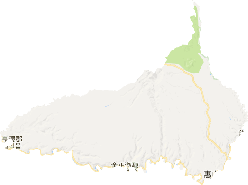 长白县电子地图