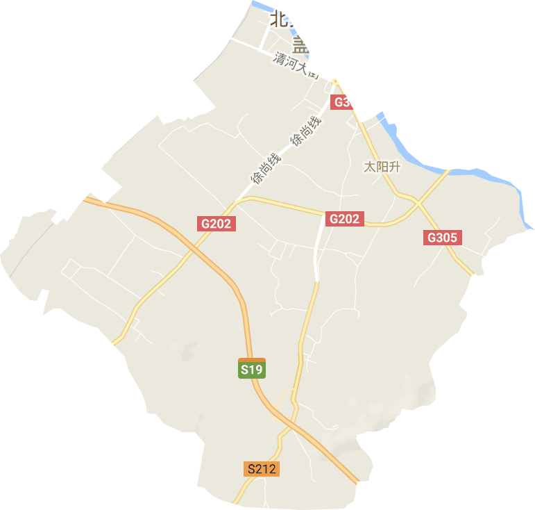 太阳升街道电子地图