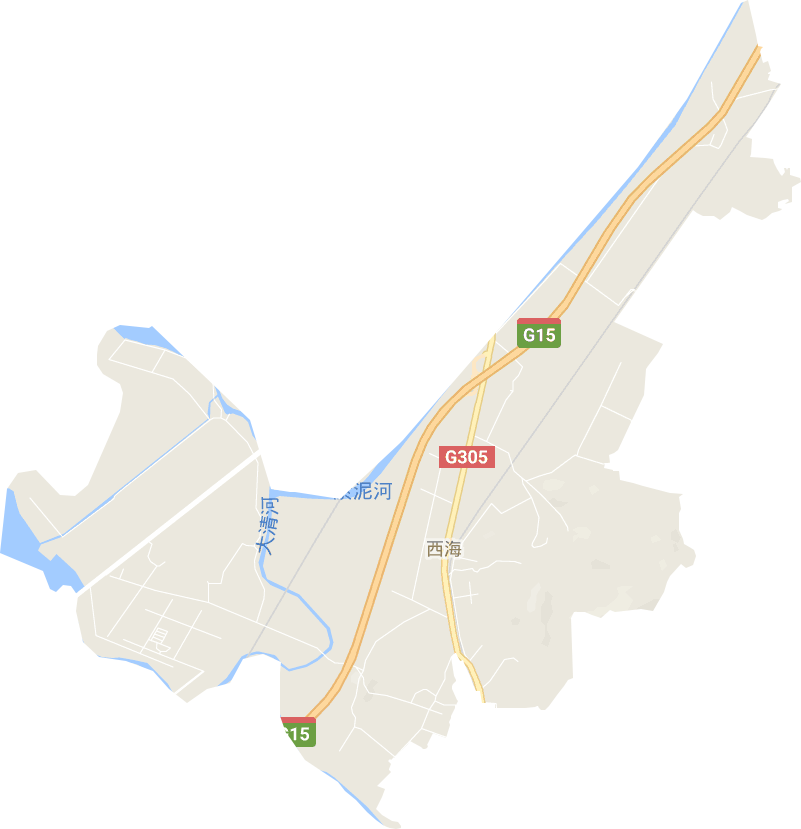 西海街道电子地图