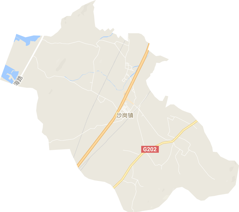 沙岗镇电子地图
