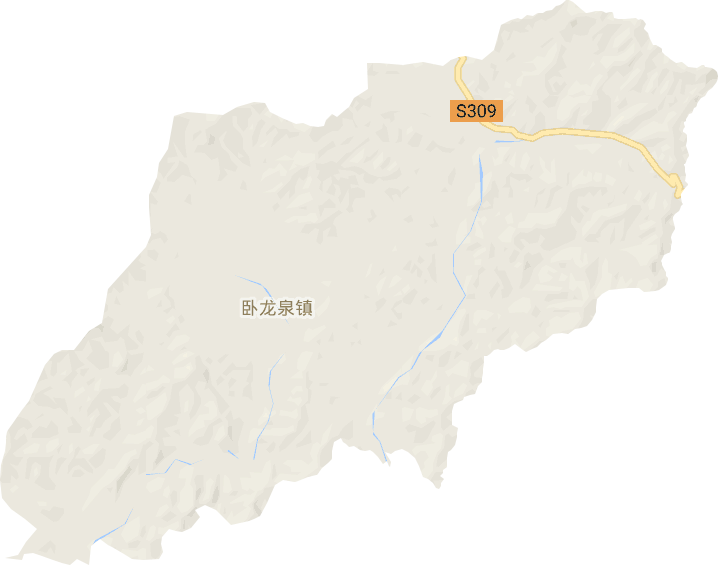 卧龙泉镇电子地图