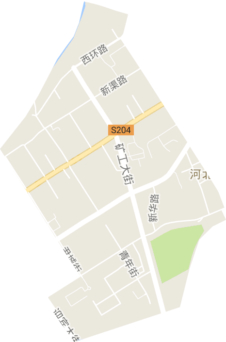 河北街道电子地图