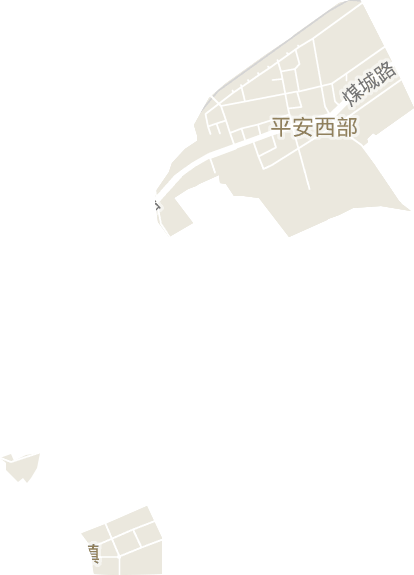 平安西部街道电子地图