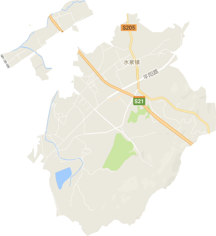 水泉镇电子地图