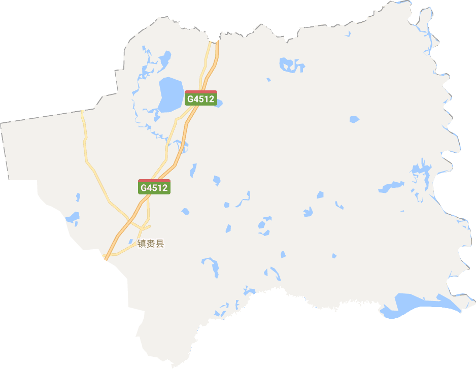 镇赉县电子地图
