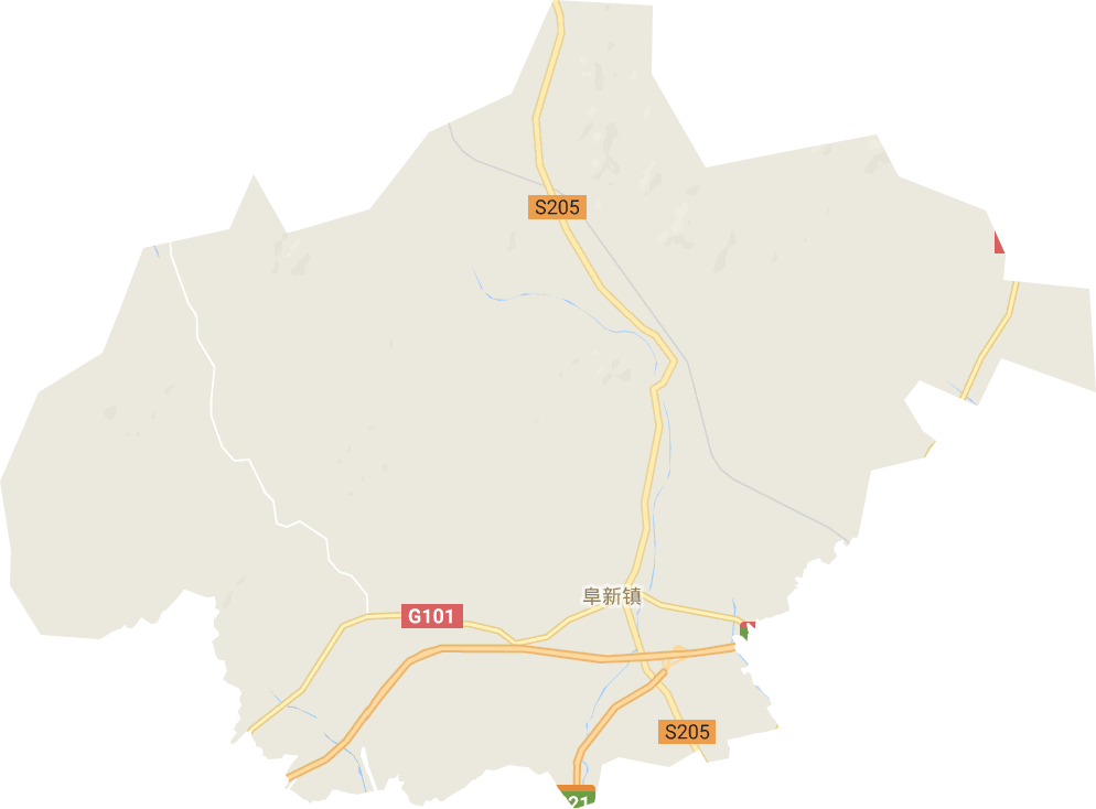 阜新镇电子地图