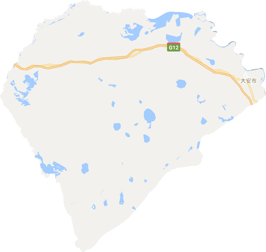 大安市电子地图