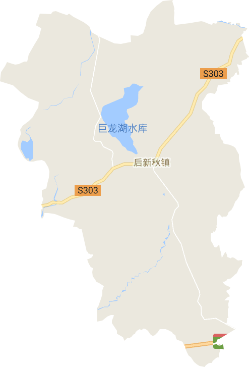 后新秋镇电子地图