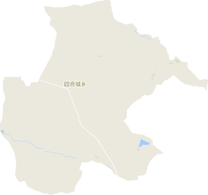 四合城镇电子地图