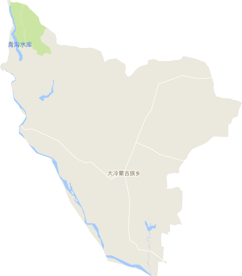 大冷蒙古族镇电子地图