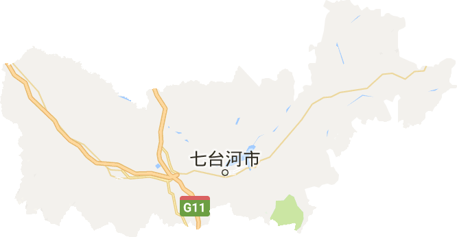 七台河市电子地图