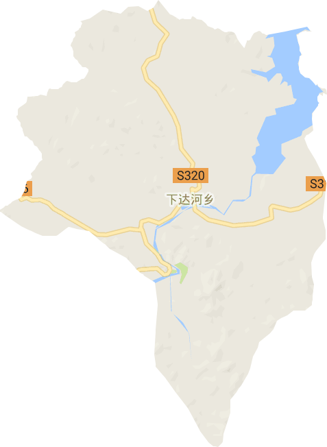 下达河乡电子地图