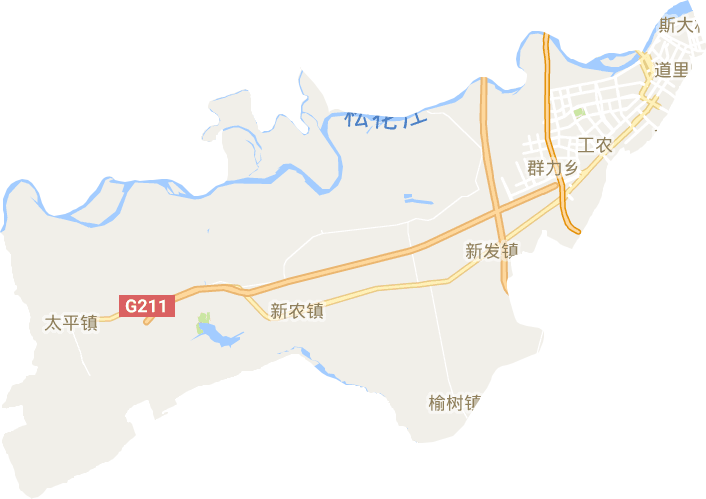道里区电子地图