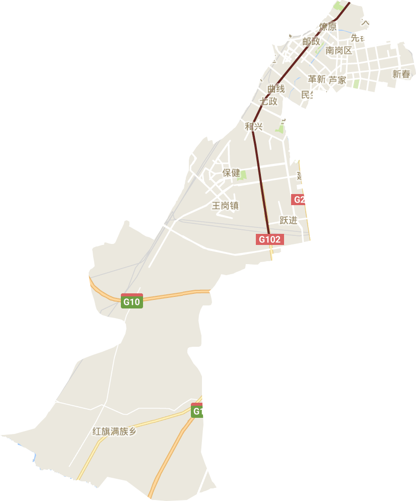 南岗区电子地图