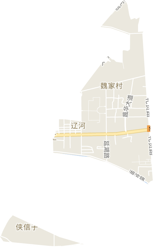 辽河街道电子地图