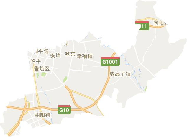 香坊区电子地图