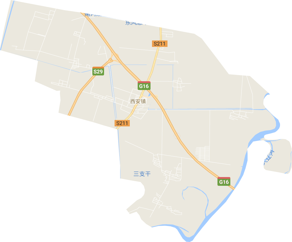 西安镇电子地图