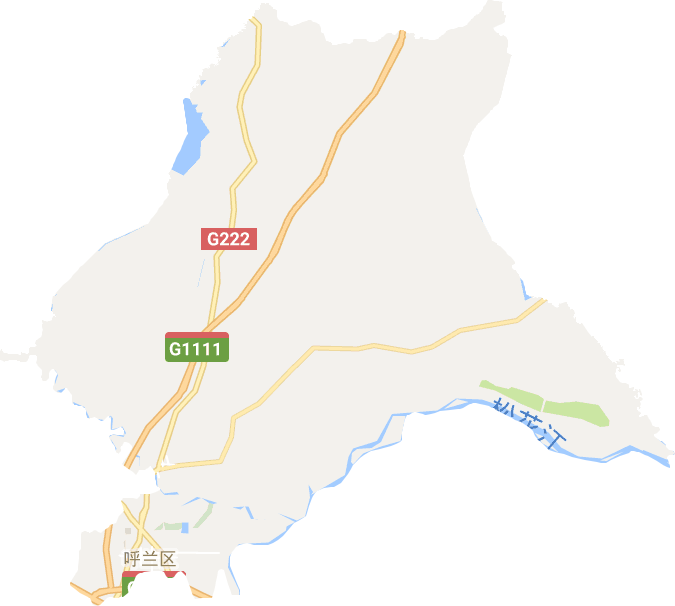 呼兰区电子地图