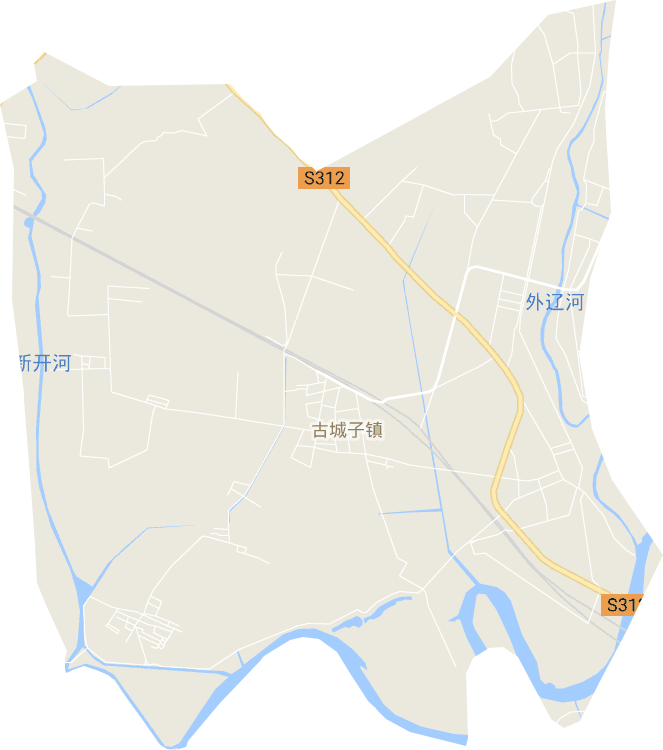 古城子镇电子地图