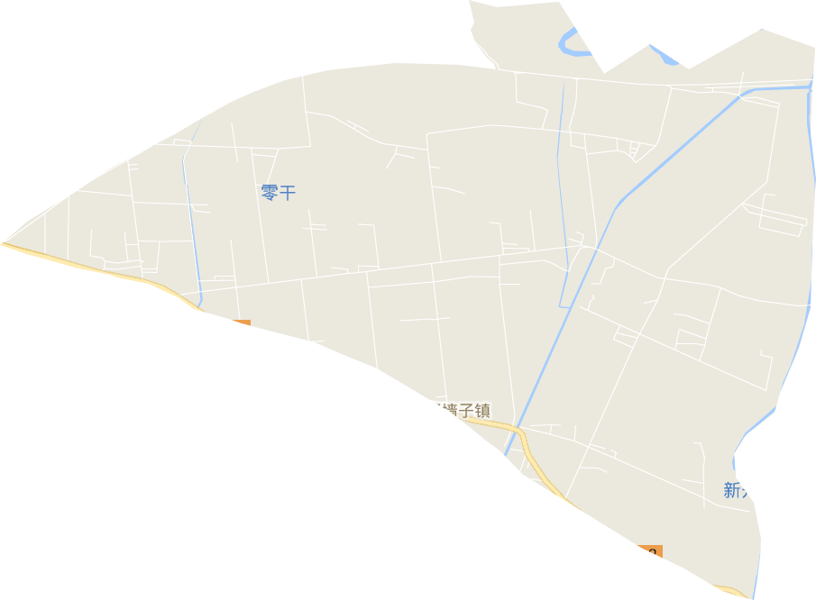 坝墙子镇电子地图