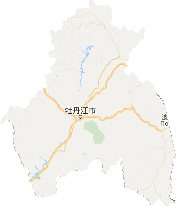 牡丹江市电子地图