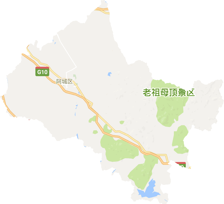 阿城区电子地图