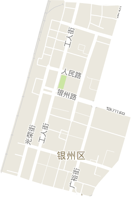 工人街道电子地图