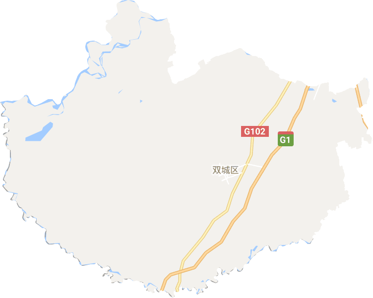 双城区电子地图