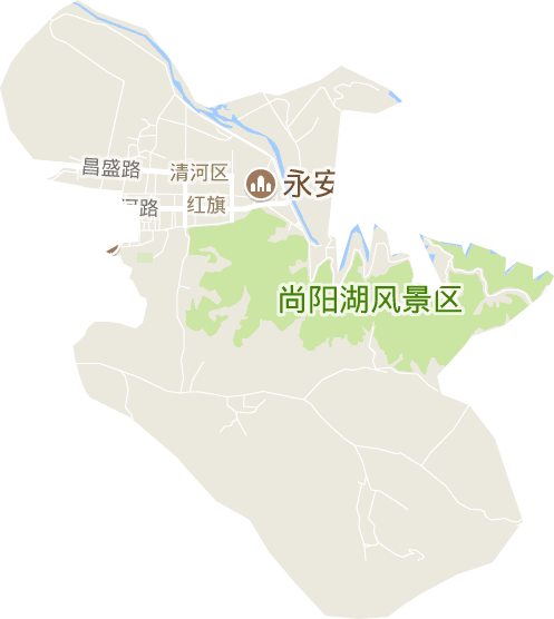 红旗街道电子地图