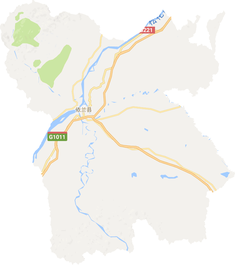 依兰县电子地图