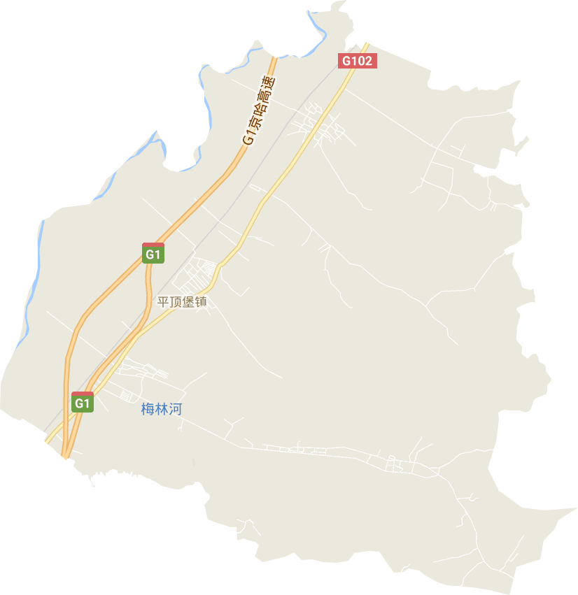 平顶堡镇电子地图