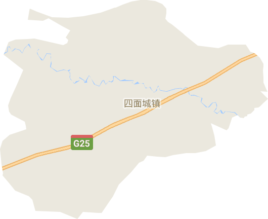 四面城镇电子地图