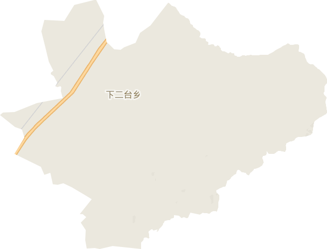 下二台镇电子地图