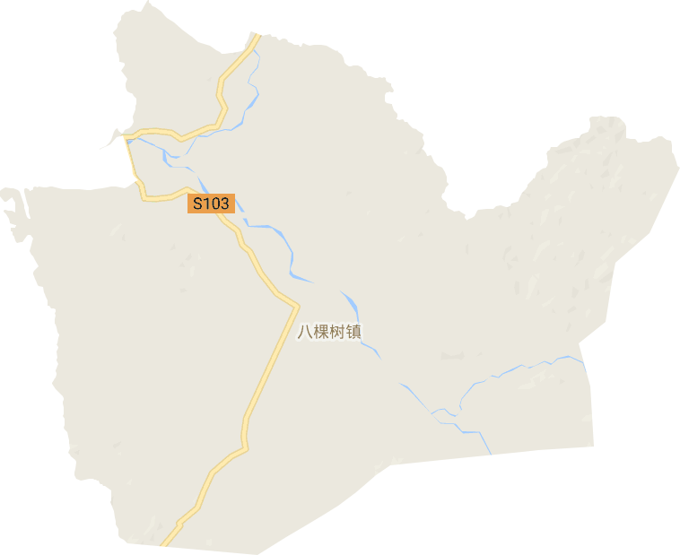 八棵树镇电子地图