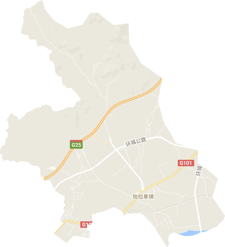 他拉皋镇电子地图