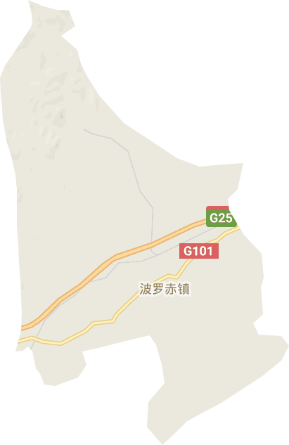 波罗赤镇电子地图