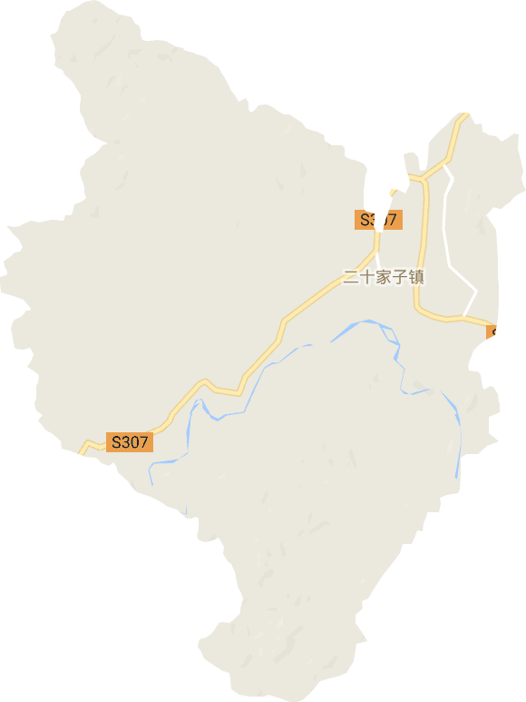 二十家子镇电子地图