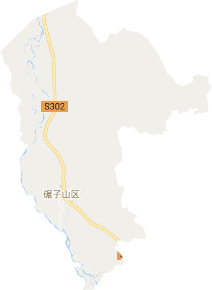 碾子山区电子地图