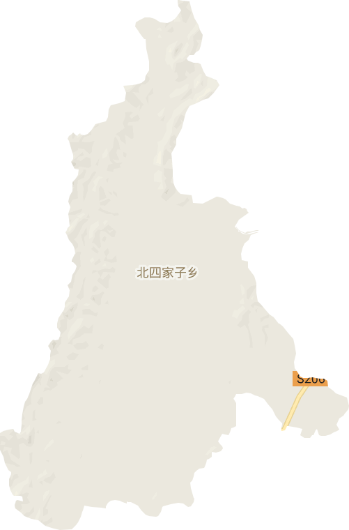 北四家子乡电子地图