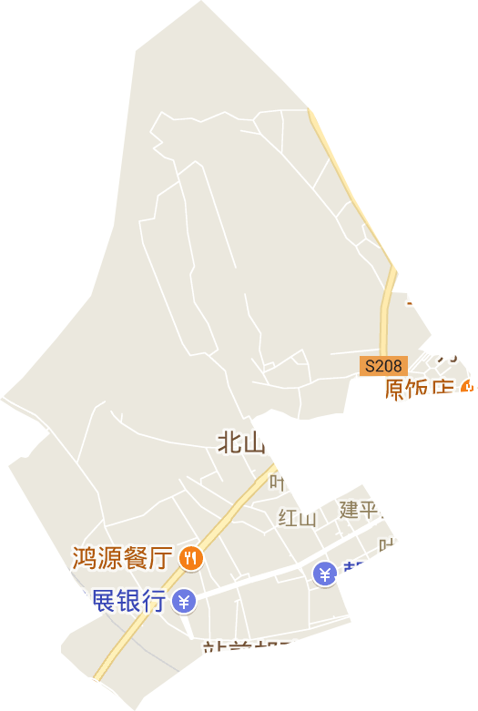 红山街道电子地图