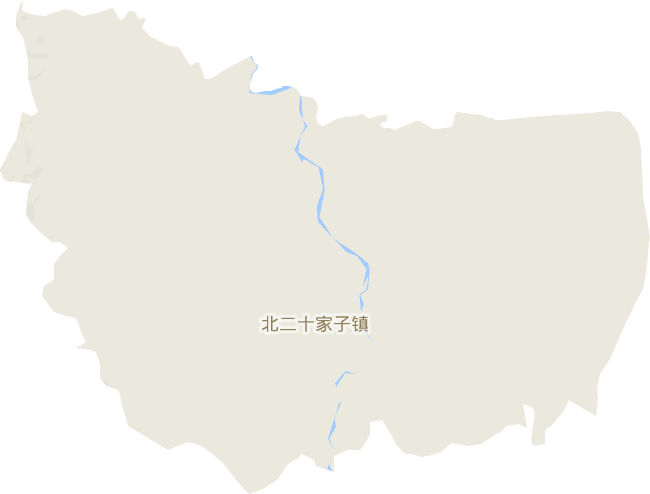 北二十家子镇电子地图