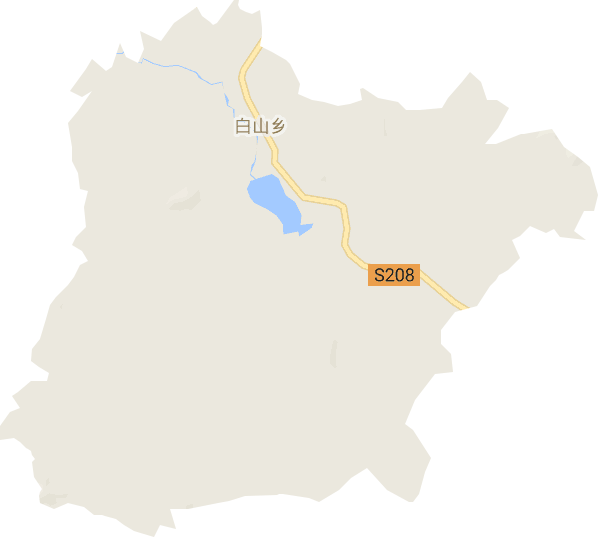 白山乡电子地图