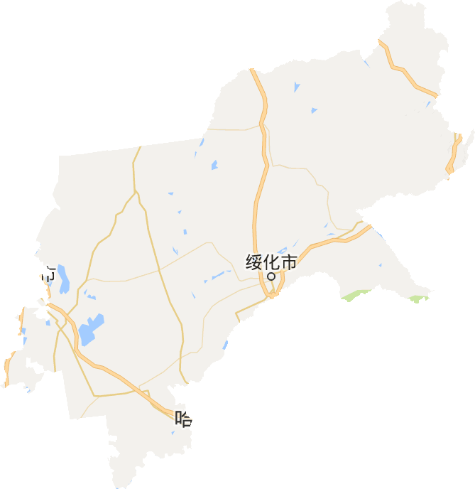 绥化市电子地图