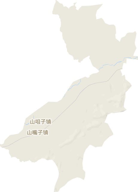 山嘴子镇电子地图