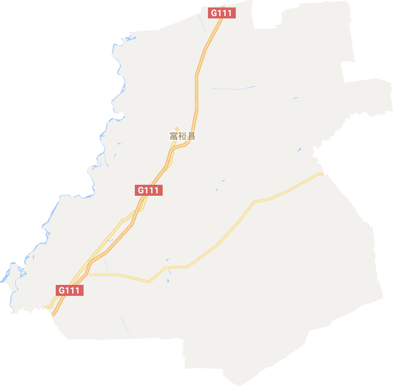 富裕县电子地图