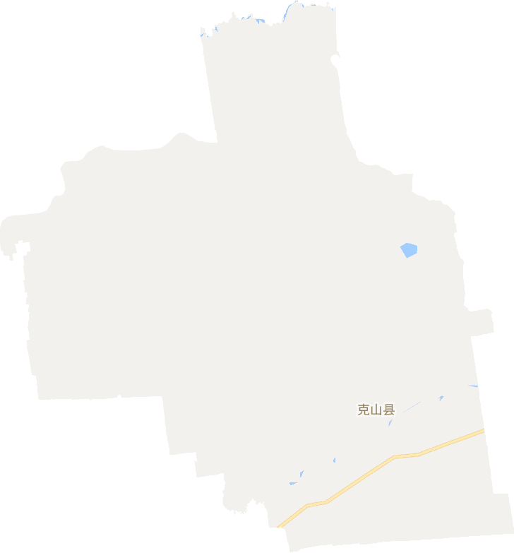克山县电子地图