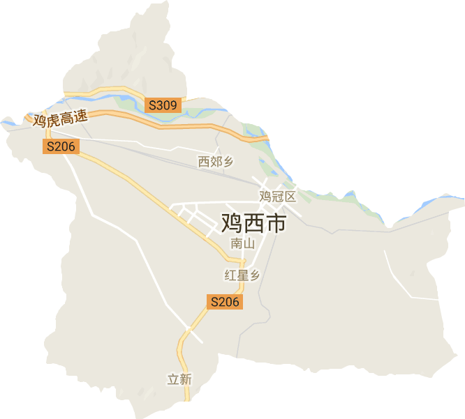 鸡冠区电子地图